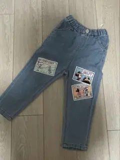 リトシー　ズボン　パンツ　100 デニム　ミッキー　ミニー　しまむら