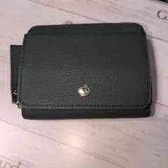 美品　BARCOS バルコス 折り財布 GLウォレット ポンテピッコラ グリーン