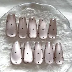 即購入OK！マグネットネイル❤︎ドットネイル❤︎ワンホンネイル❤︎バレリーナ