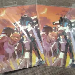 ガンダムSEED　クリアファイル　２枚セット　４５周年