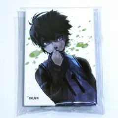 ブルーロック　原作　アート缶バッジ　スクエア缶バッジ　スタンド付き　潔 世一