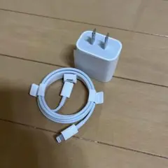【Apple純正品】Lightning充電ケーブルとACアダプタ