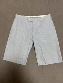 ストライプ ショートパンツ バックポケット付き