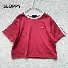 スロッピー チビT フーズフーギャラリー y2k クロップド丈 フリー 赤 美品のサムネイル