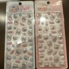 まとめ売りできます！きゅるる ぷくぷくキャンディシール 2種セット