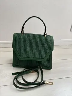 PRADA ベージュ トートバッグ zac5 プラダ 刺繍ロゴ カゴバッグ ひ2