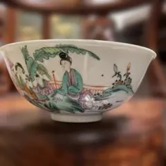 中国古美術品　清の乾隆時代　粉彩人物茶碗セット　ティカップ 中国古美術品 清の乾隆時代 粉彩人物茶碗セット ティカップ - メルカリ