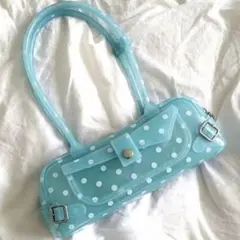 新品 スカイブルー ジェリーバッグ 韓国 Y2K クリアバッグ - メルカリ