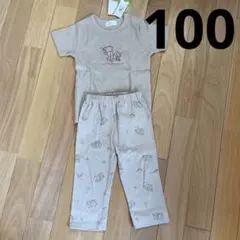 新品　ディズニー　くまのプーさん　半袖パジャマ　保育園　幼稚園　お昼寝　部屋着