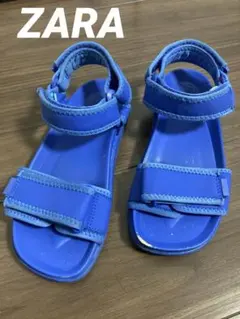 ZARA ザラ） サンダル　ブルー