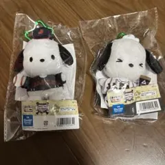 タイトーくじ　サンリオ×侍ジャパン　C D カラビナ付きマスコット　ポチャッコ