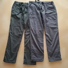 パンツ グレー 、深緑 UNIQLO、 2点セット