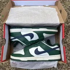 Nike DUNK LOWホワイト/グリーン 27.5