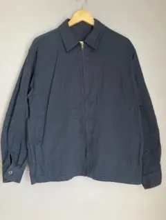 GU メンズ　ジャンパー　薄手　ネイビー　L