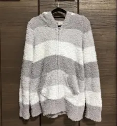 ジェラピケ　パーカー　ボーダー