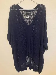 アナスイ ジェームスコヴィエロ レースポンチョニット ネイビー M/L コラボのサムネイル