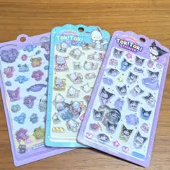 サンリオ　ボンボンシール　クロミちゃん　ポチャッコ　キティちゃん　かわいいです♡