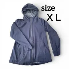 【1点限り】紺色 マウンテンパーカー 防寒 防水 レディース ＸＬ