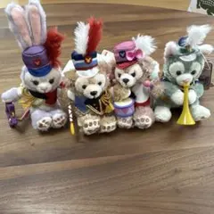 ダッフィー　シェリーメイ　ステラルー　ジェラトーニ　4体セット　マーチングファン