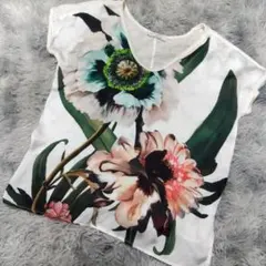 Desigual 半袖Tシャツ ボタニカル柄 - メルカリ