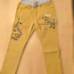 kladskap 恐竜刺繍パンツ マスタードのサムネイル
