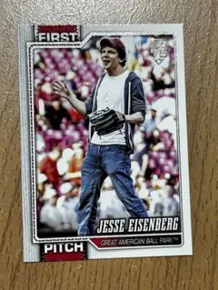 Topps Jesse Eisenberg 始球式 first pitch