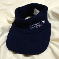 サンバイザーニット帽