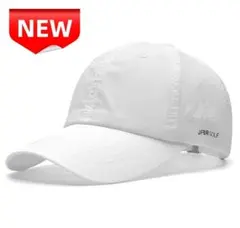ゴルフキャップ メッシュ 白