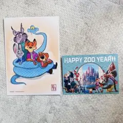 映画 ズートピア2 プレミアムアートボード ポストカード　入場者特典