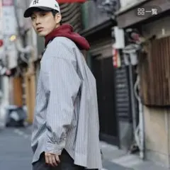 ★niko and... イージーケア柄ロングスリーブシャツ★