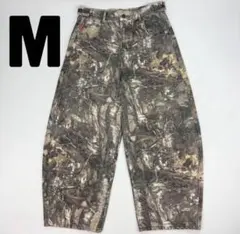 9090 リアルツリー ワイドパンツ King Logo Slub Denim - メルカリ