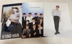 ジョンハン SEVENTEEN セブチ クリアファイル 下敷き 3枚セット