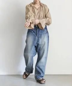 i c h i /イチ/201141/サルエルデニムパンツ/size2