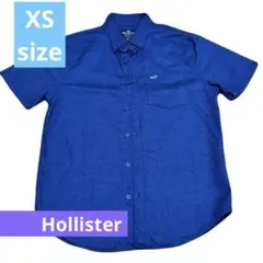 【美品】ホリスター　Hollister 半袖シャツ XS 濃紺のサムネイル