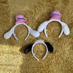 サンリオピューロランド　カチューシャ 3点セット