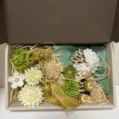 〈美品〉アーティフィシャルフラワー髪飾り　13点セット