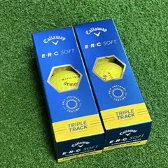 新品未使用】Callaway E.R.C SOFT ゴルフボール イエロー 6個のサムネイル
