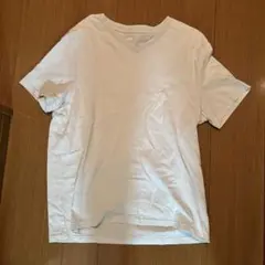 H&M ライトブルー Vネック Tシャツ