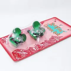 匿名配送 Rat Fink ヘッド ライセンスボルト グリーン RAF264GR