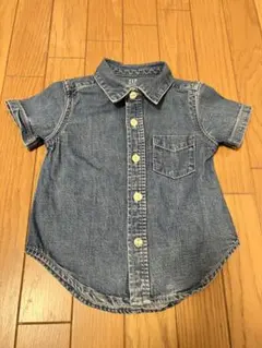 baby GAP 半袖デニムシャツ 90CM (18ヶ月〜24ヶ月)
