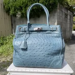 Felisi オーストリッチ ハンドバッグ　美品