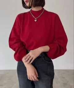 PAGEBOY ハイネックボリュームニット