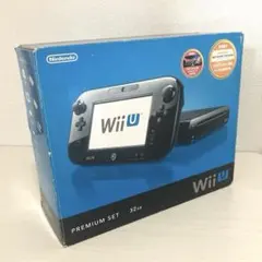【箱付き】Wii Uプレミアムセット 32GB 本体 黒　動作品　美品