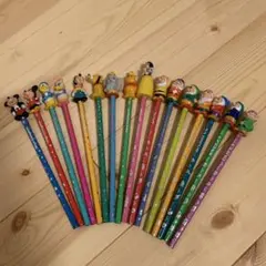 レア　初期 東京ディズニーランド 鉛筆16本セットレトロ 昭和