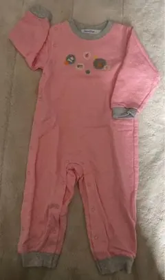 familiar ピンクロンパース 80センチ