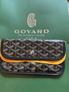GOYARD トゥルース ヘリンボーン PVCレザーペンケース ブラック - メルカリ