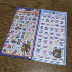 ボンボンドロップシール ズートピア&スティッチ 2枚セット