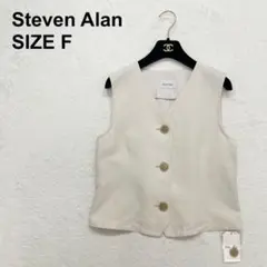 【新品未使用】スティーブンアラン　コットンベスト　綿100%　（1092）