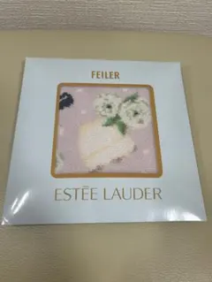 FEILER ESTÉE LAUDER 花柄ハンカチ