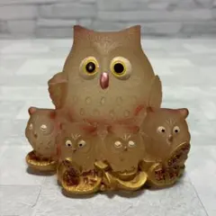 フクロウ 開運ふくろう 置物のサムネイル